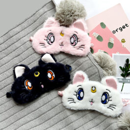 Luna Cat Plush Eye Mask