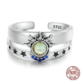 Sun Moon Stackable Ring